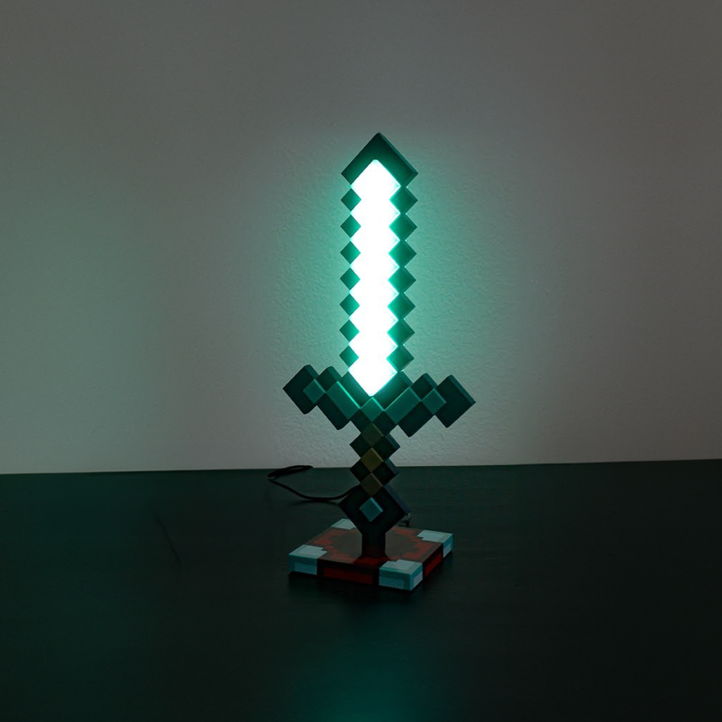 Minecraft luminous diamond sword